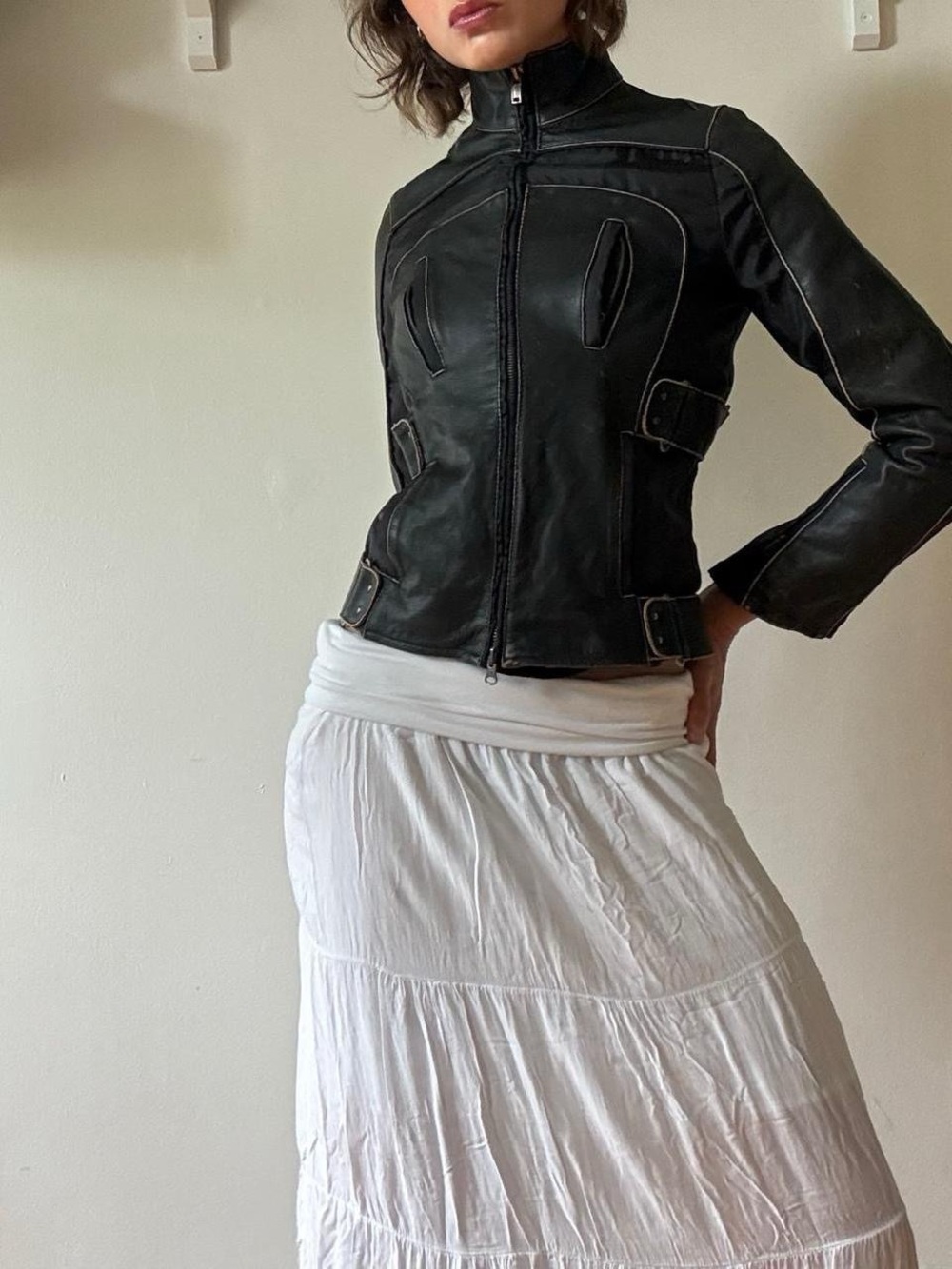Lambskin Biker Jacket — Oscar Leopold
